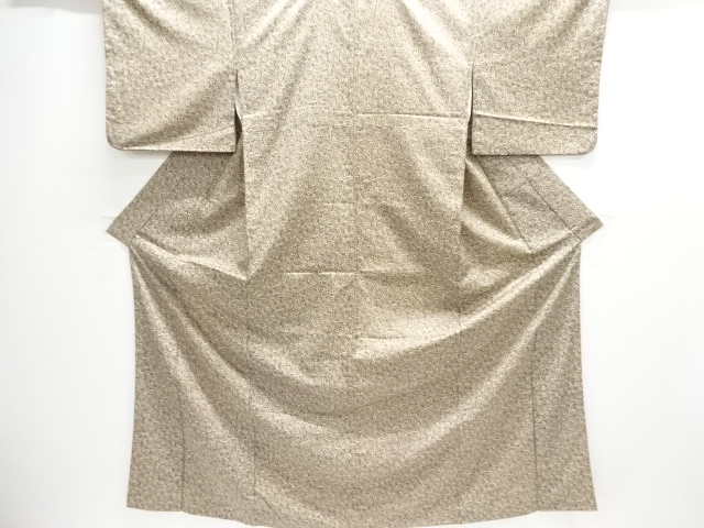 草花模様小紋着物